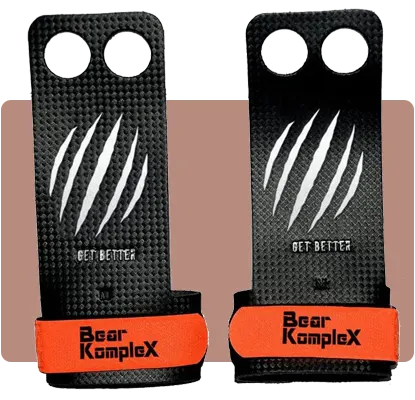 Lightweight and durable, Bear Komplex's carbon hand grips offer excellent grip and control.