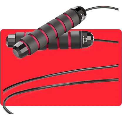DEGOL Smooth spinning rope for low impact cardio.