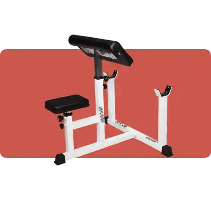 A product image for Deltech Fitness DF306 Pro Preacher Curl Bench