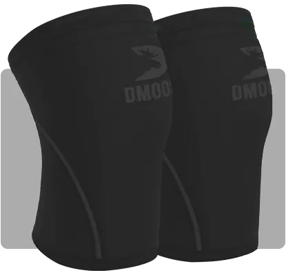 Dmoose Sleeves for weightlifting that boost circulation and support knees during exercise.