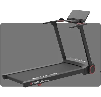Take your home workouts to new distances on the echelon stride 6 Treadmill, featuring a large running surface and auto-tracking programs.