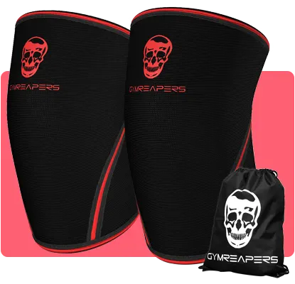 Gymreapers Sleeve & Compression knee Brace for Squats - A sleeve and brace combo for maximum knee protection.