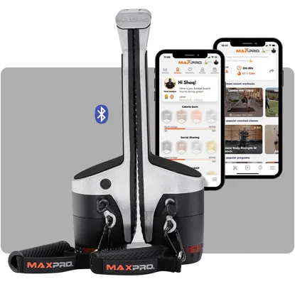 Maximize muscle gains with the versatile MaxPRO SmartConnect Portable Cable Machine for small space.