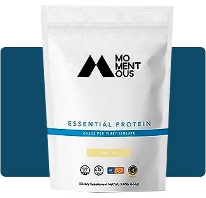 Discover real experiences with Momentous Grass-Fed Whey Protein supplement
