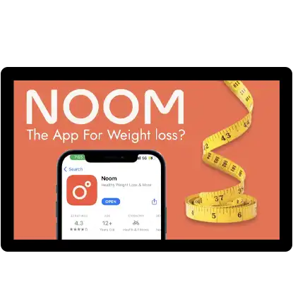Noom fitness app for fitness and weight loss