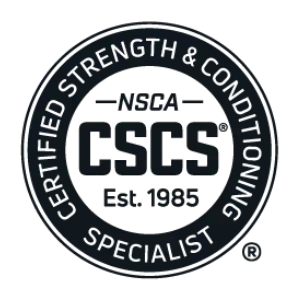 A nsca cpt certification for personal trainer.