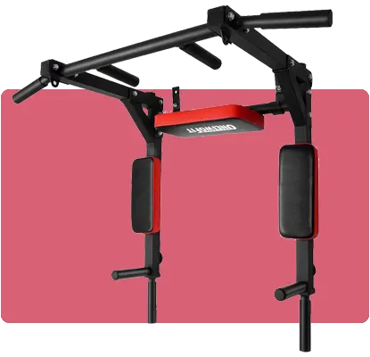 OneTwoFit Multifunctional space-saving wall-mounted option for various exercises.
