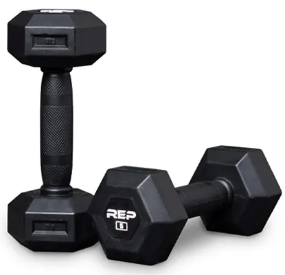 Explore honest feedback on REP Fitness Rubber Coated Dumbbells