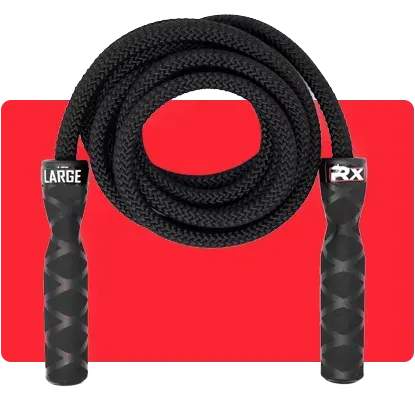 Rx Smart rope with drag resistance for challenging full body workout.