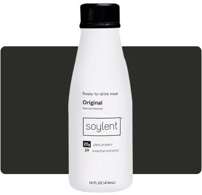 Discover Soylent Original Meal Replacement Shake, a complete nutrition drink that replaces meals on the go.