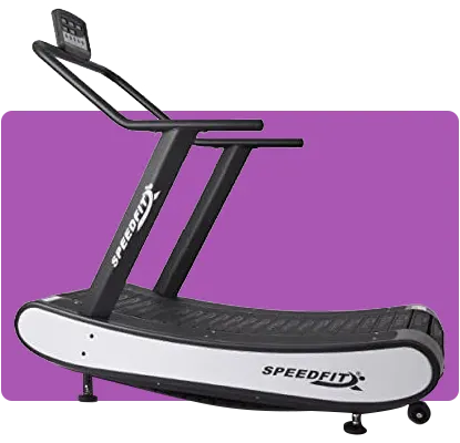 SpeedFit Speedboard ProXL Curve treadmill for intense workouts.