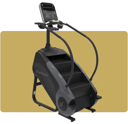 StairMaster 8 commercial-grade stair stepper for an intense calorie-burning total body workout.