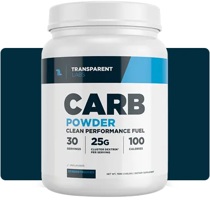 Explore the form of Transparent Labs Carb Powder
